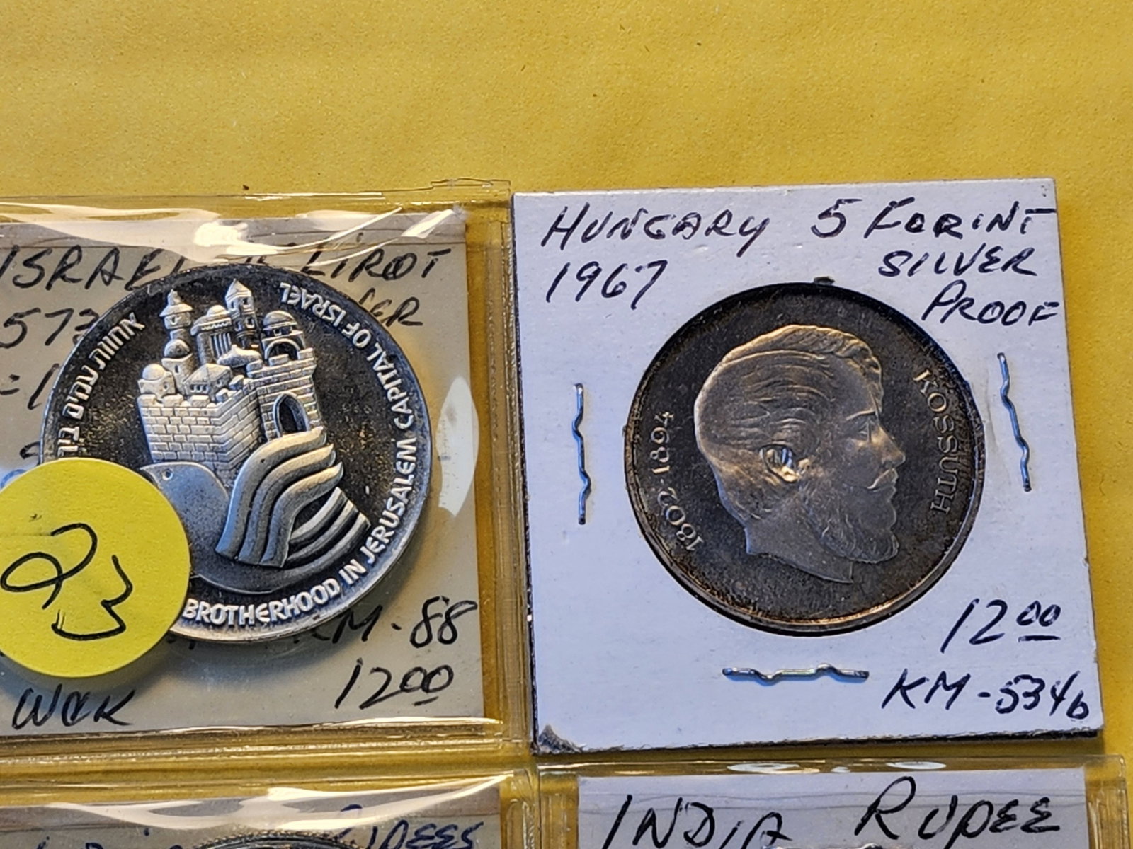 Six Mixed Silver World Coins - 3