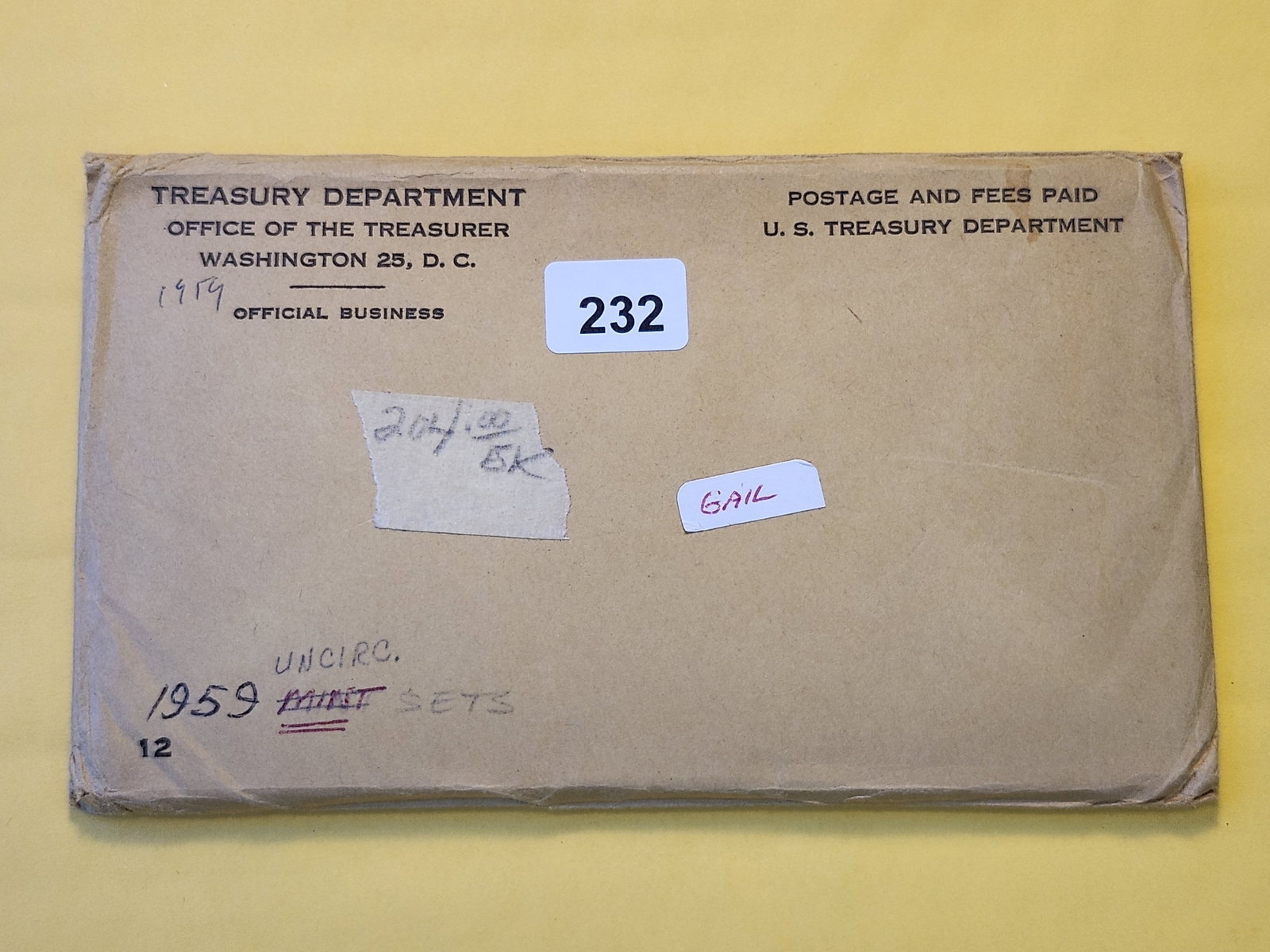 1959 US Silver Mint Set in Original Government Packaging (1 of 3)