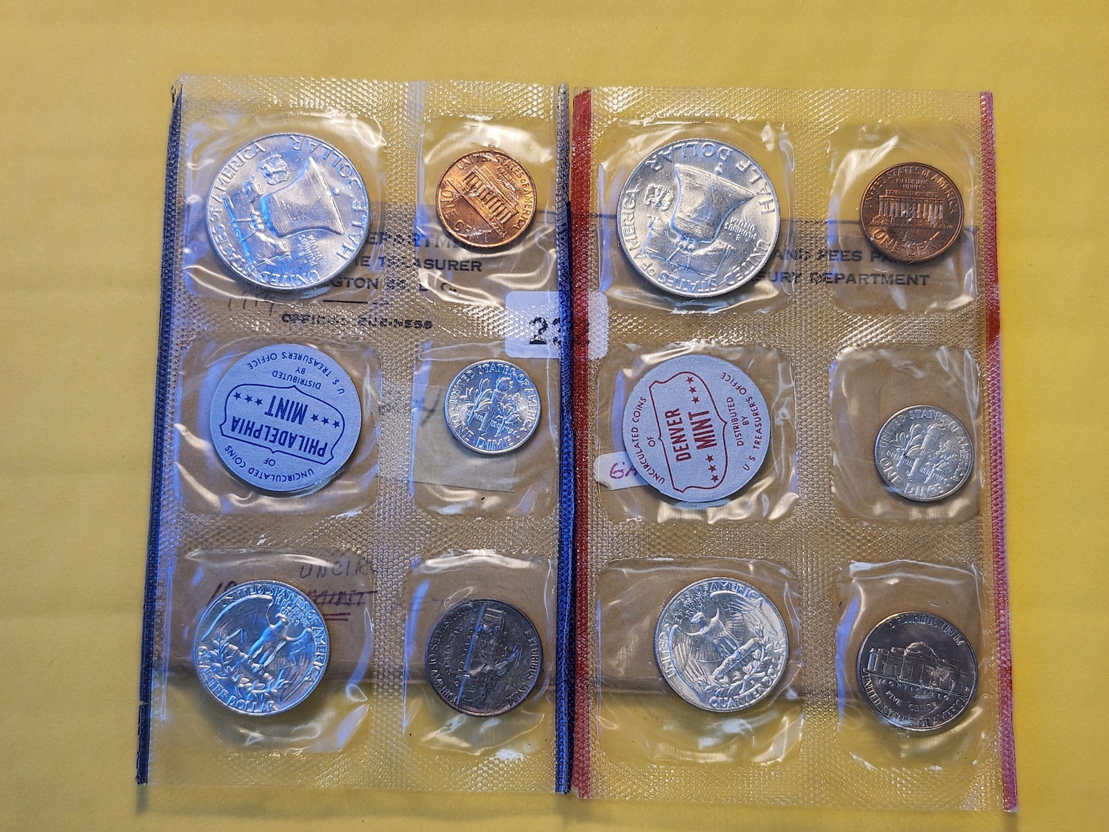 1959 US Silver Mint Set in Original Government Packaging - 3