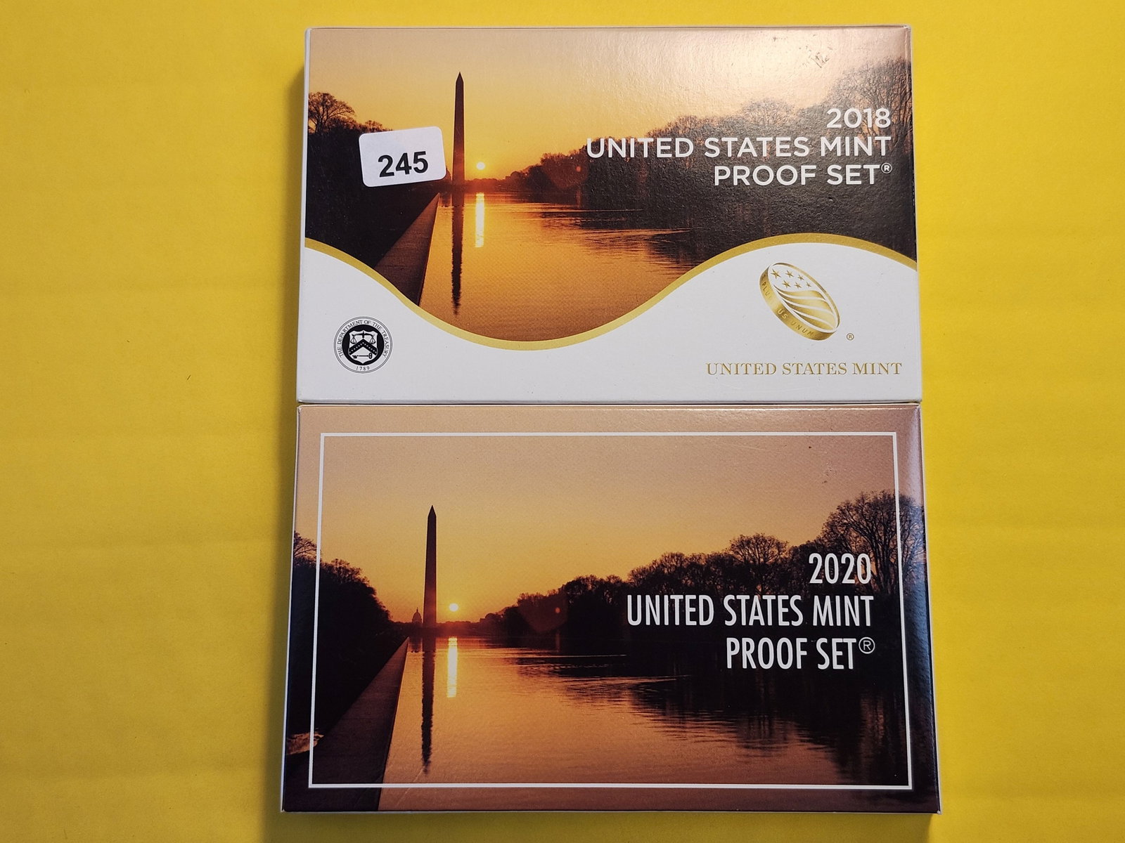2018 and 2020 US Proof Set (1 of 2)