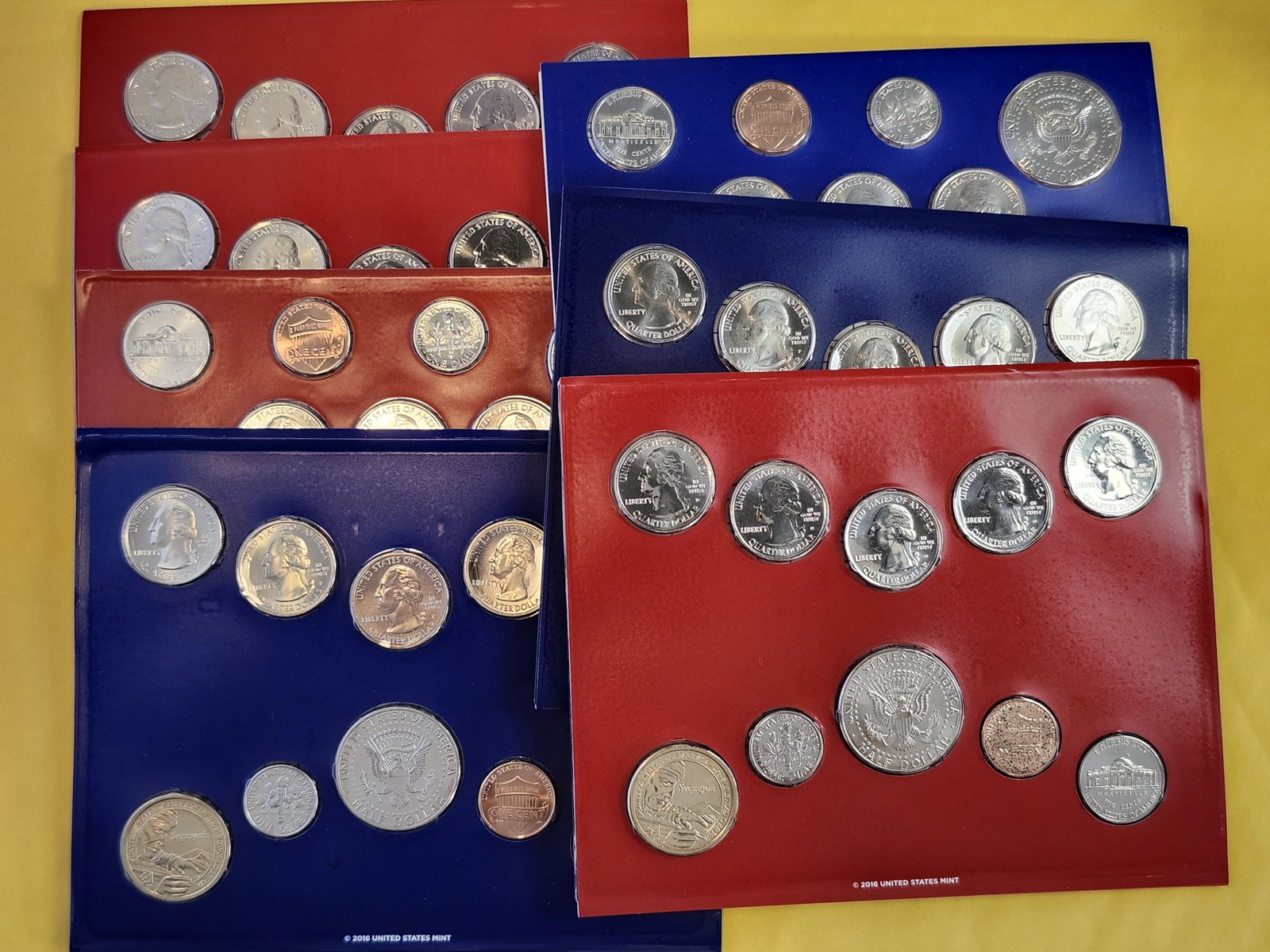 Seven Mixed US Mint Sets - 2