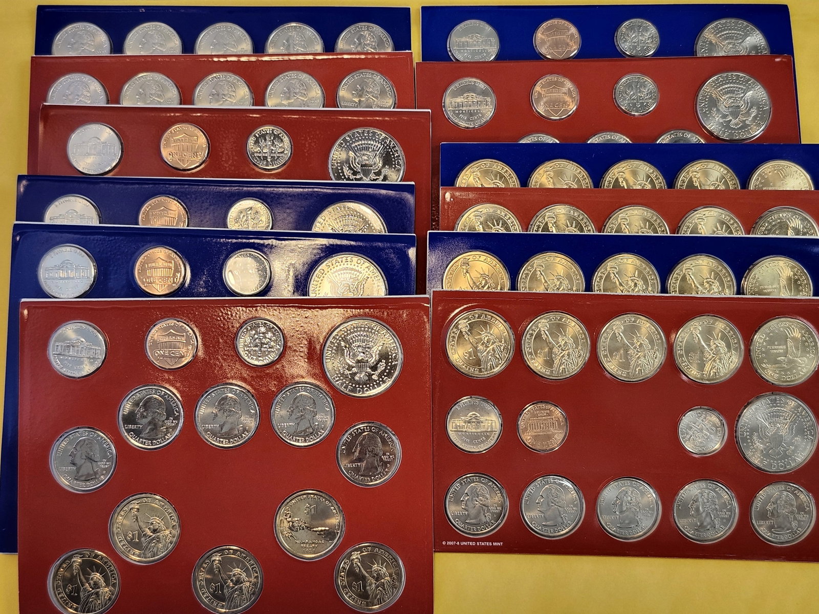 Twelve Mixed US Mint Sets - 2
