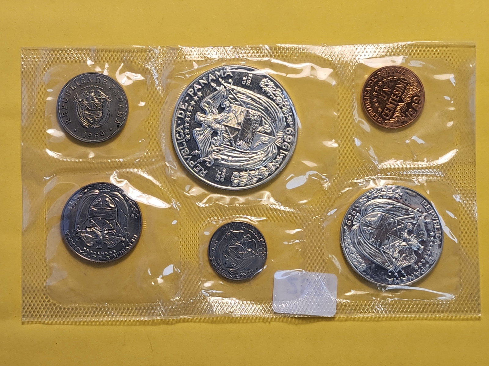 1969 Panama Silver Proof Set - 4