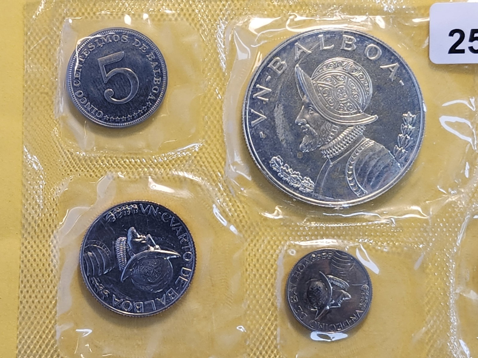 1970 Panama Silver Proof Set - 2