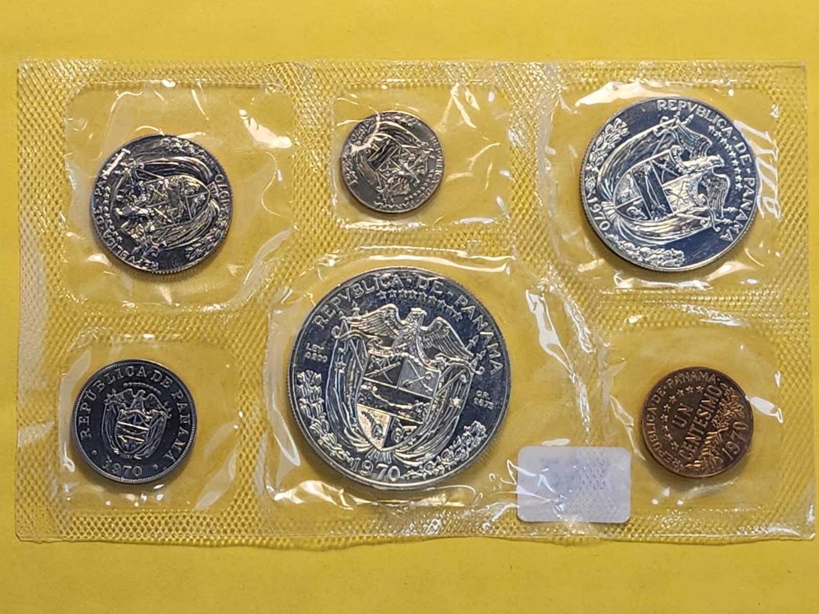 1970 Panama Silver Proof Set - 4