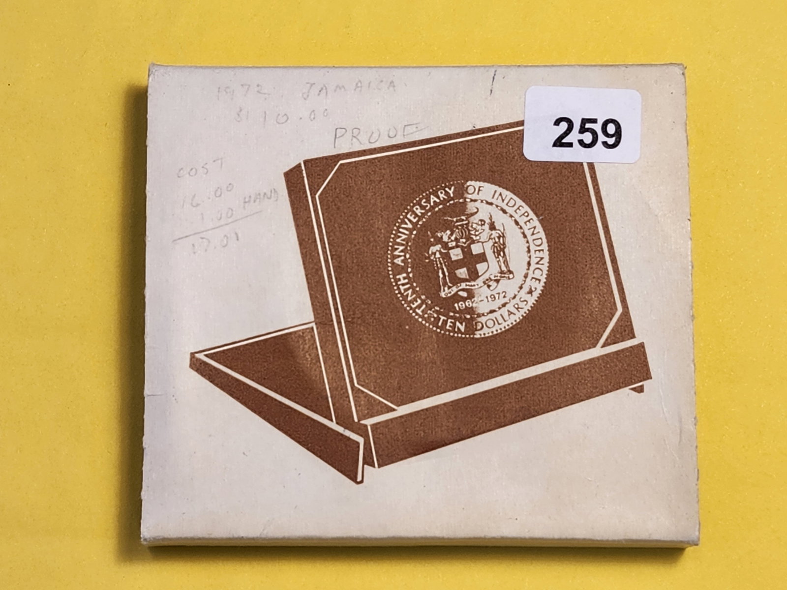 GEM Proof 1972 Jamaica Silver Ten Dollars (1 of 5)