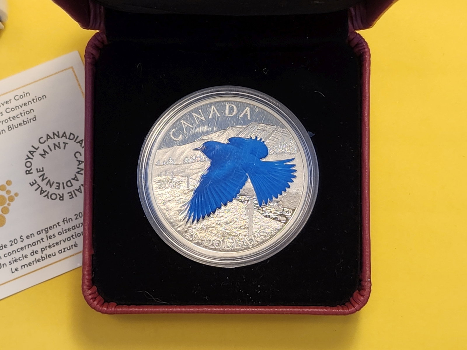 GEM Colorized Canada Silver Twenty Dollars - 2