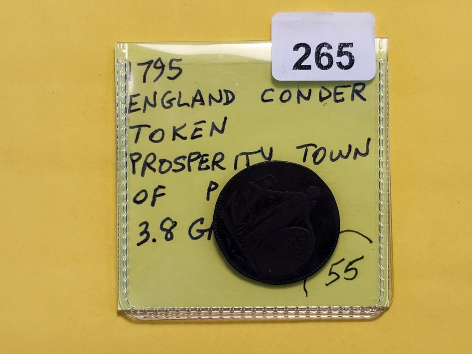 1795 Great Britain Conder Halfpenny Token - 2