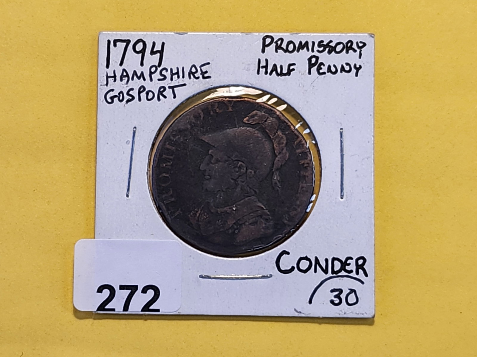 1794 Great Britain Conder Halfpenny - 2