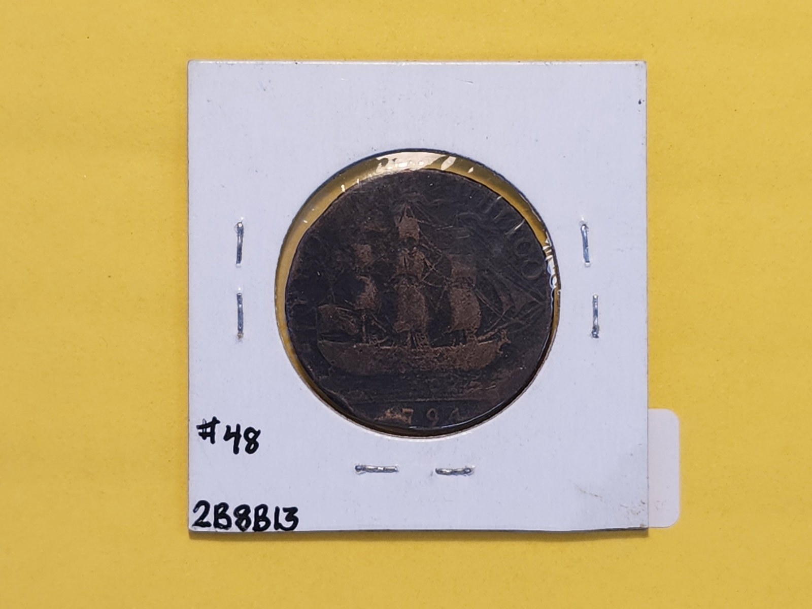 1794 Great Britain Conder Halfpenny - 3