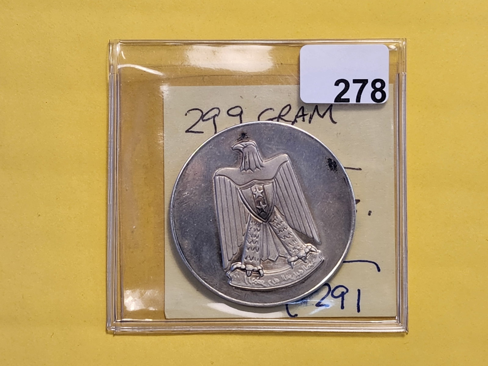 Foreign Sterling Silver Medal - 2