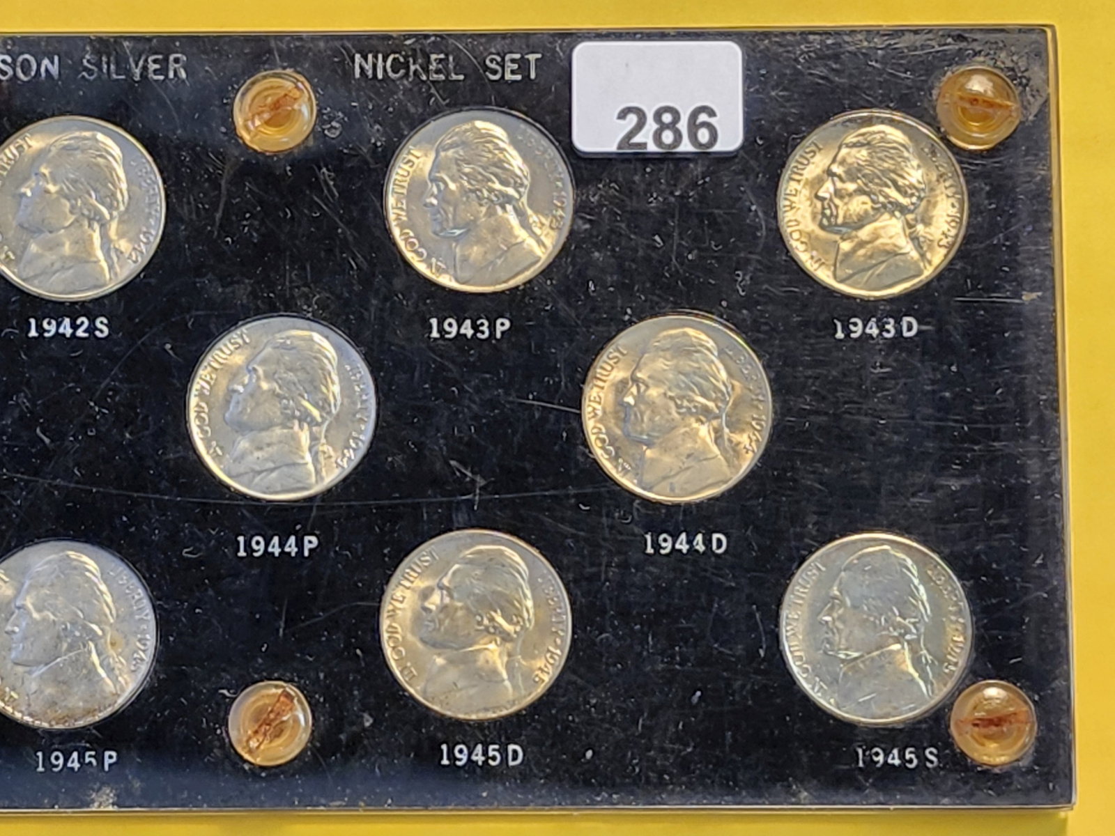 Set of Jefferson Wartime Silver Nickels - 3