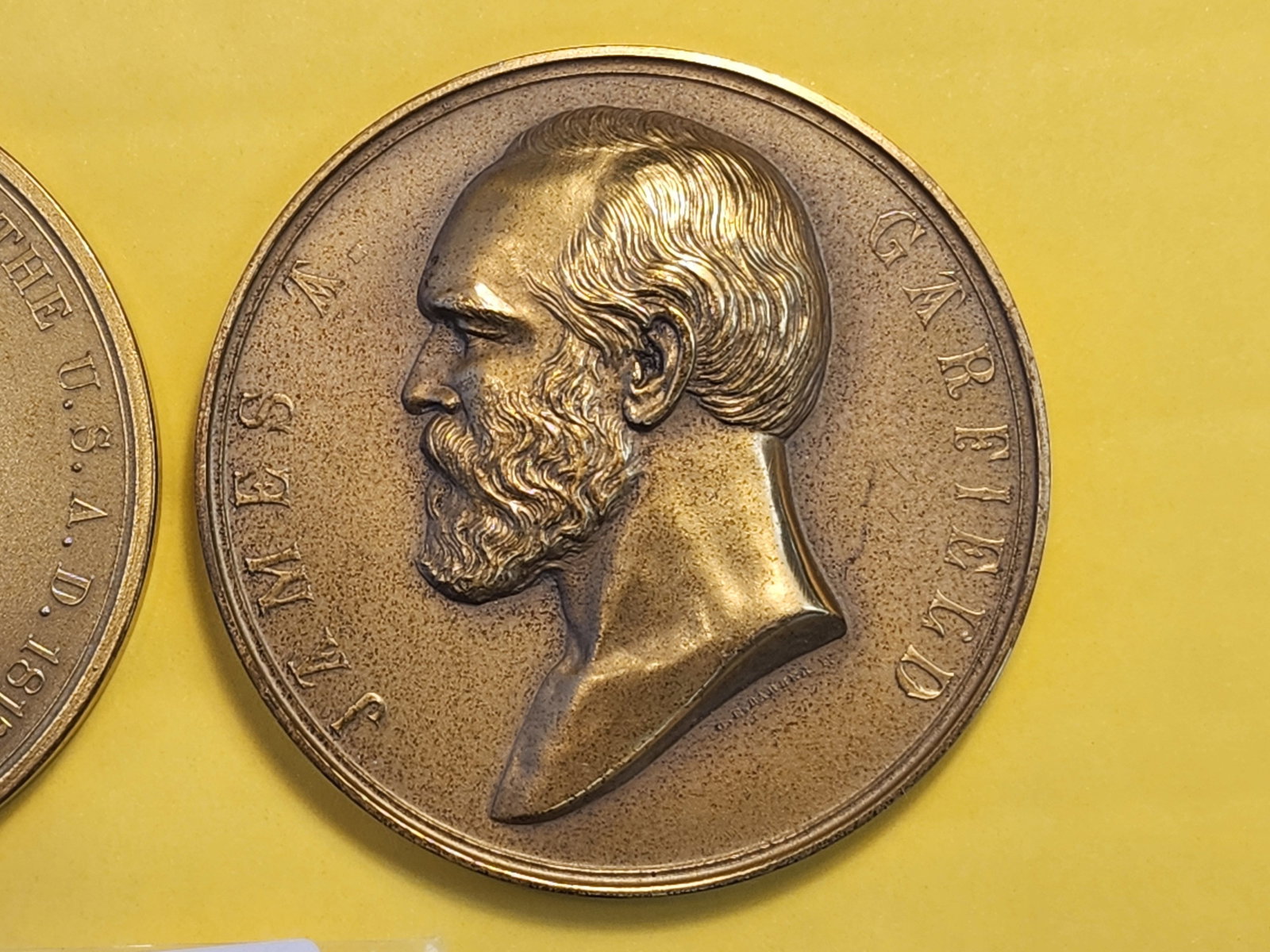 Two Bronze Presidential Medals - 3