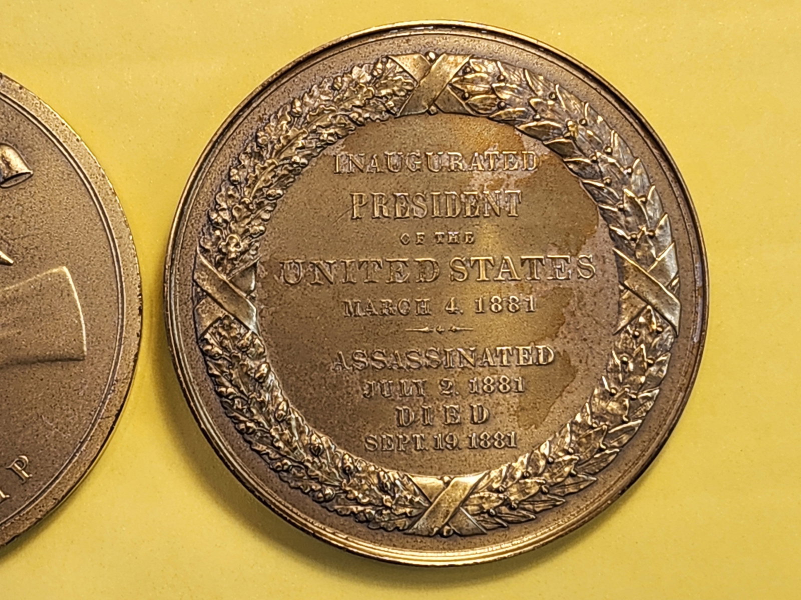 Two Bronze Presidential Medals - 5