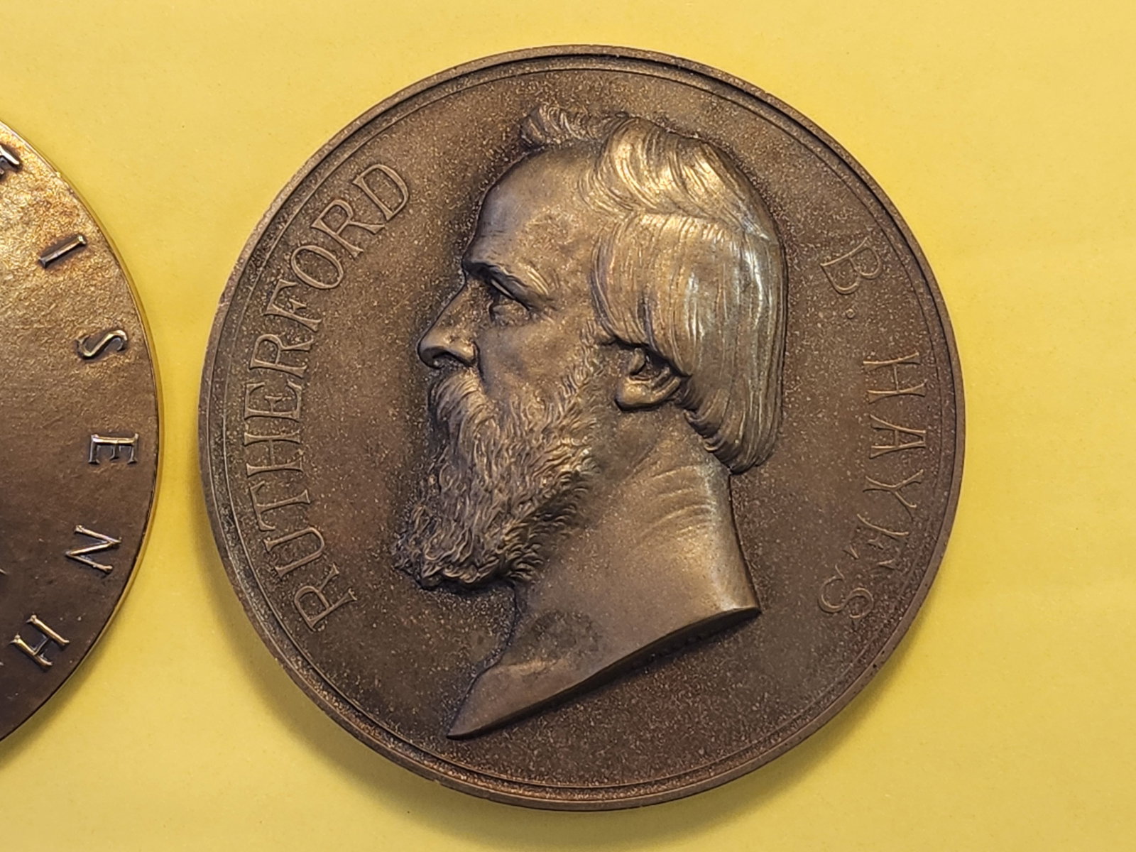 Two Bronze Presidential Medals - 3