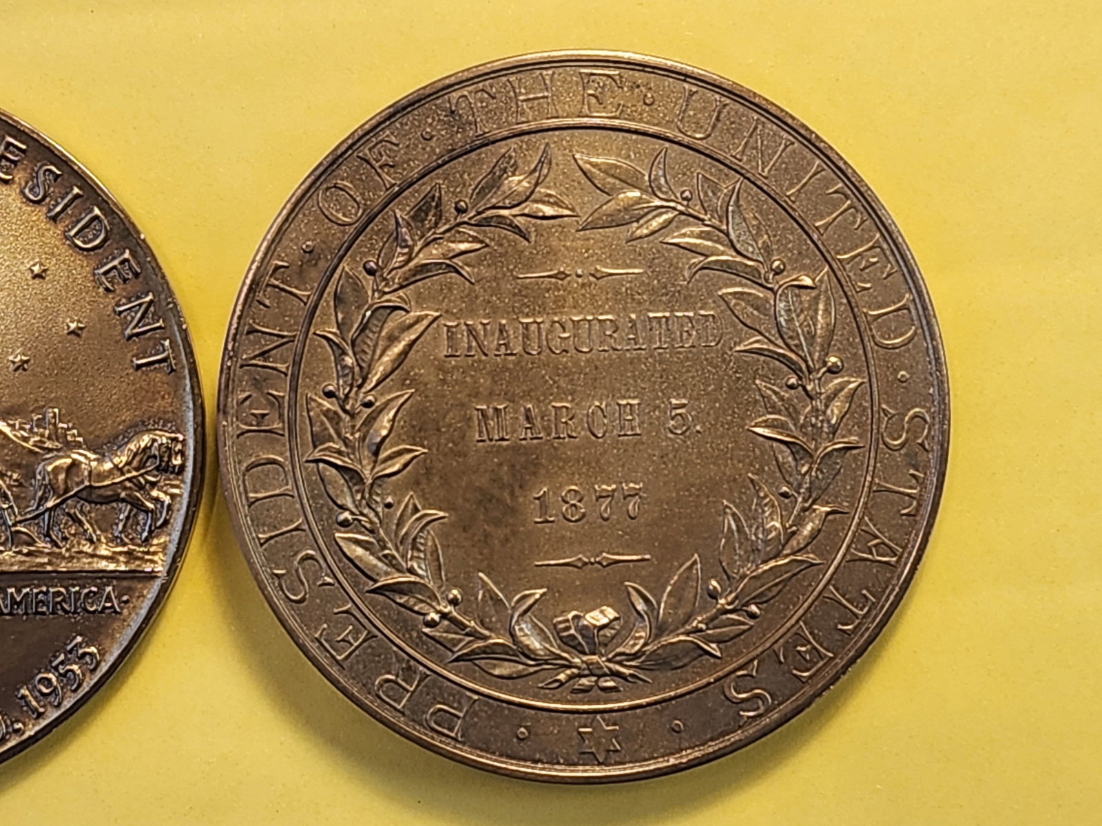 Two Bronze Presidential Medals - 5