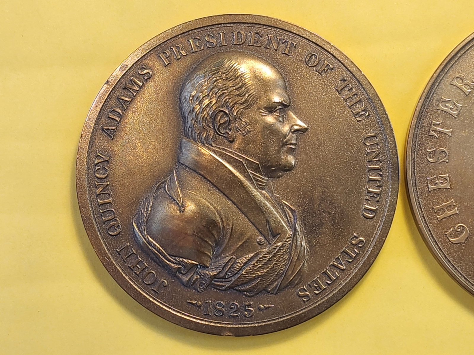 Two Bronze Presidential Medals - 2