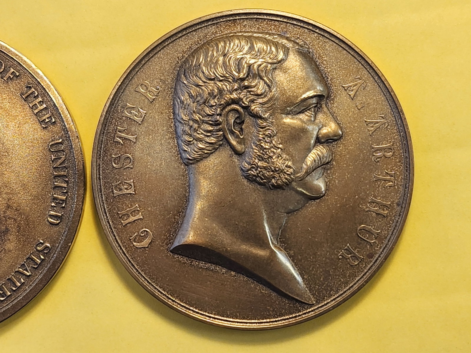 Two Bronze Presidential Medals - 3