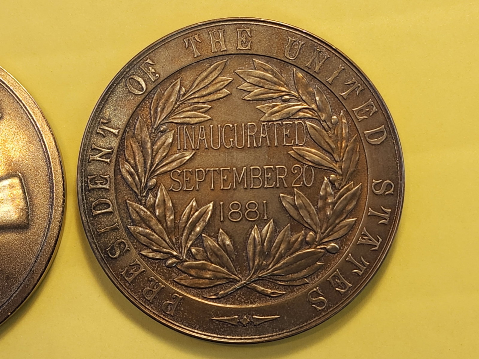 Two Bronze Presidential Medals - 5