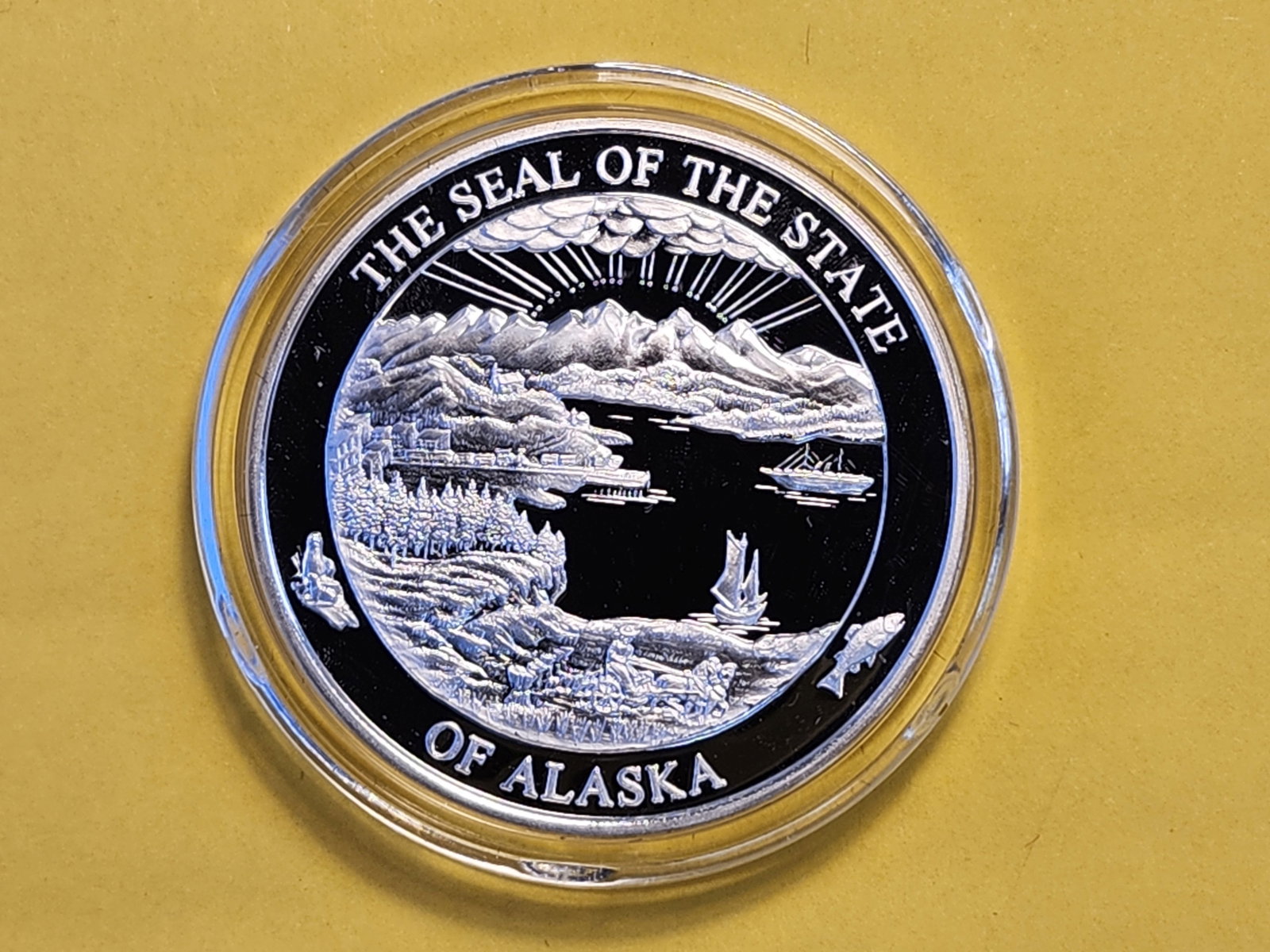 One Troy Ounce .999 Fine Silver Proof Art Round - 4