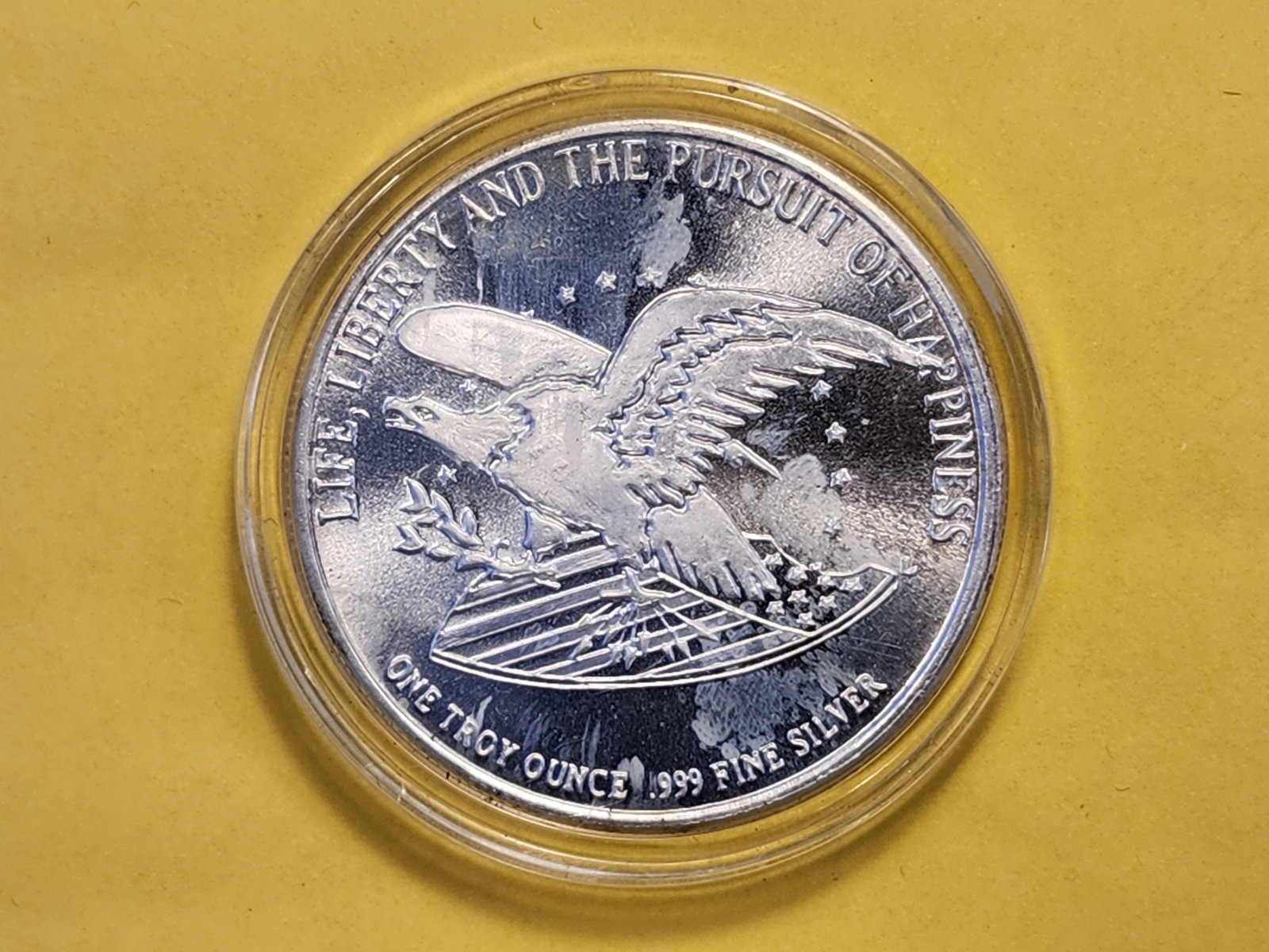 One Troy Ounce .999 Fine Silver Art Round - 4