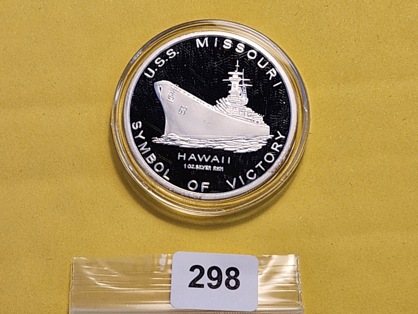 One Troy Ounce .999 Fine Silver Proof Art Round - 2
