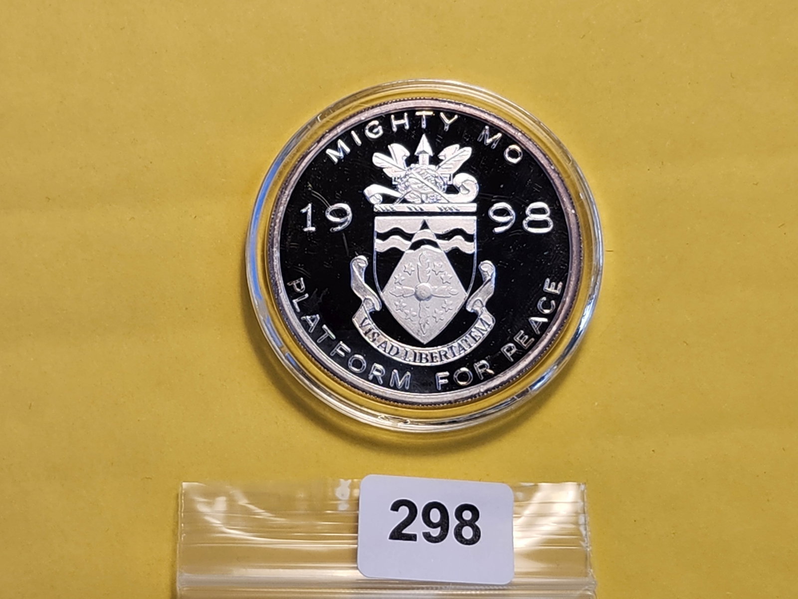 One Troy Ounce .999 Fine Silver Proof Art Round - 3