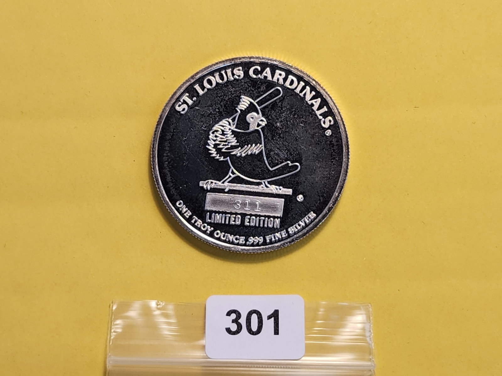 One Troy Ounce .999 Fine Silver Proof Art Round - 3