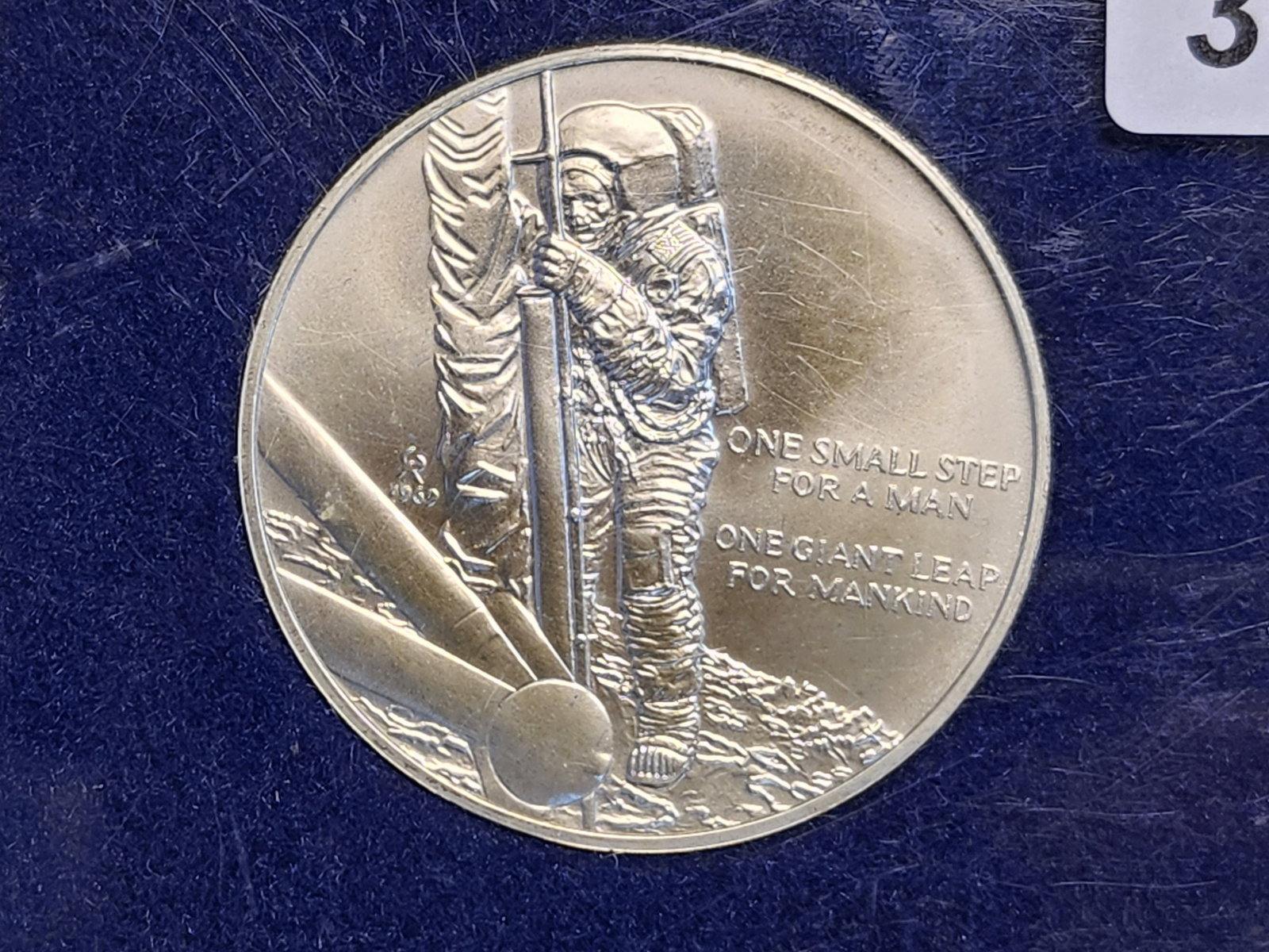 One Troy Ounce .999 Fine Silver Proof Art Round - 3