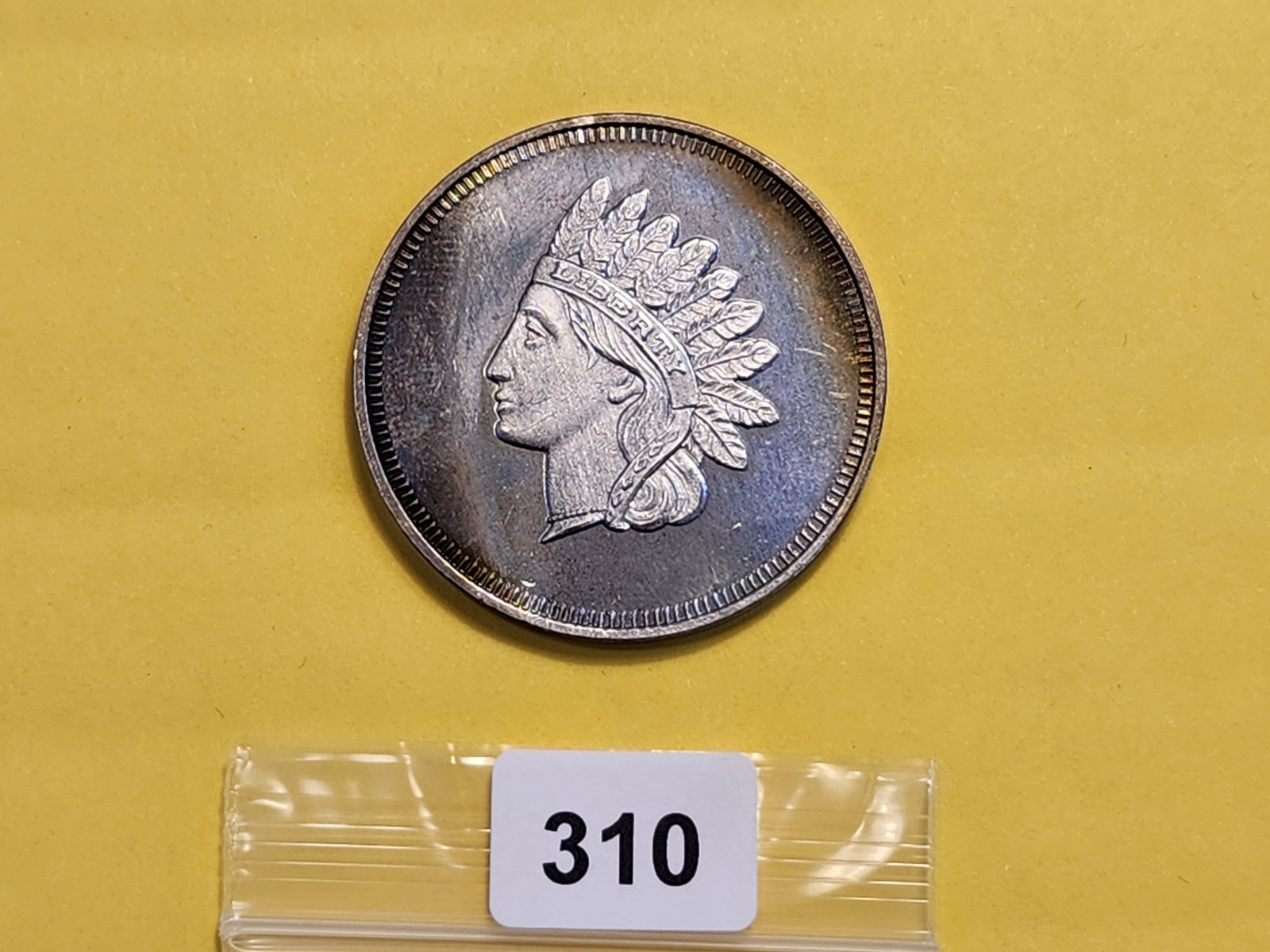 One Troy Ounce .999 Fine Silver Proof Art Round - 2