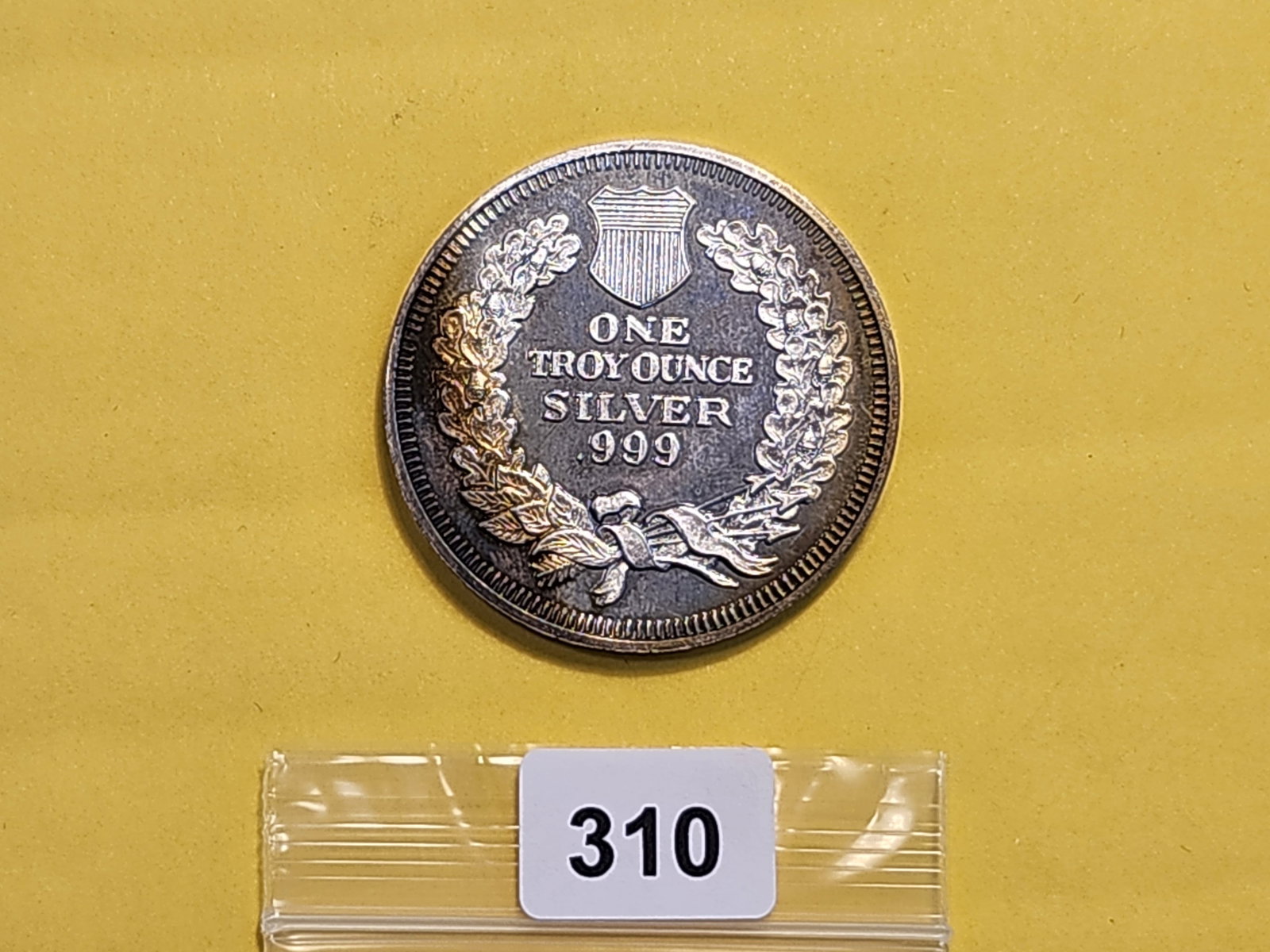 One Troy Ounce .999 Fine Silver Proof Art Round - 3