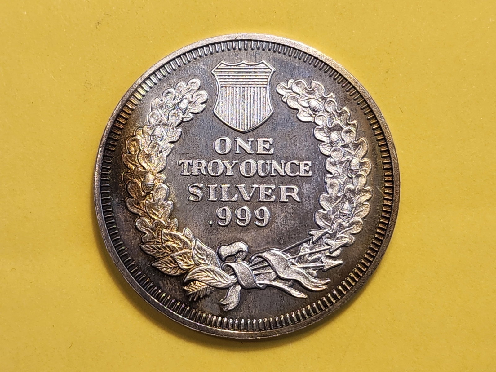 One Troy Ounce .999 Fine Silver Proof Art Round - 4