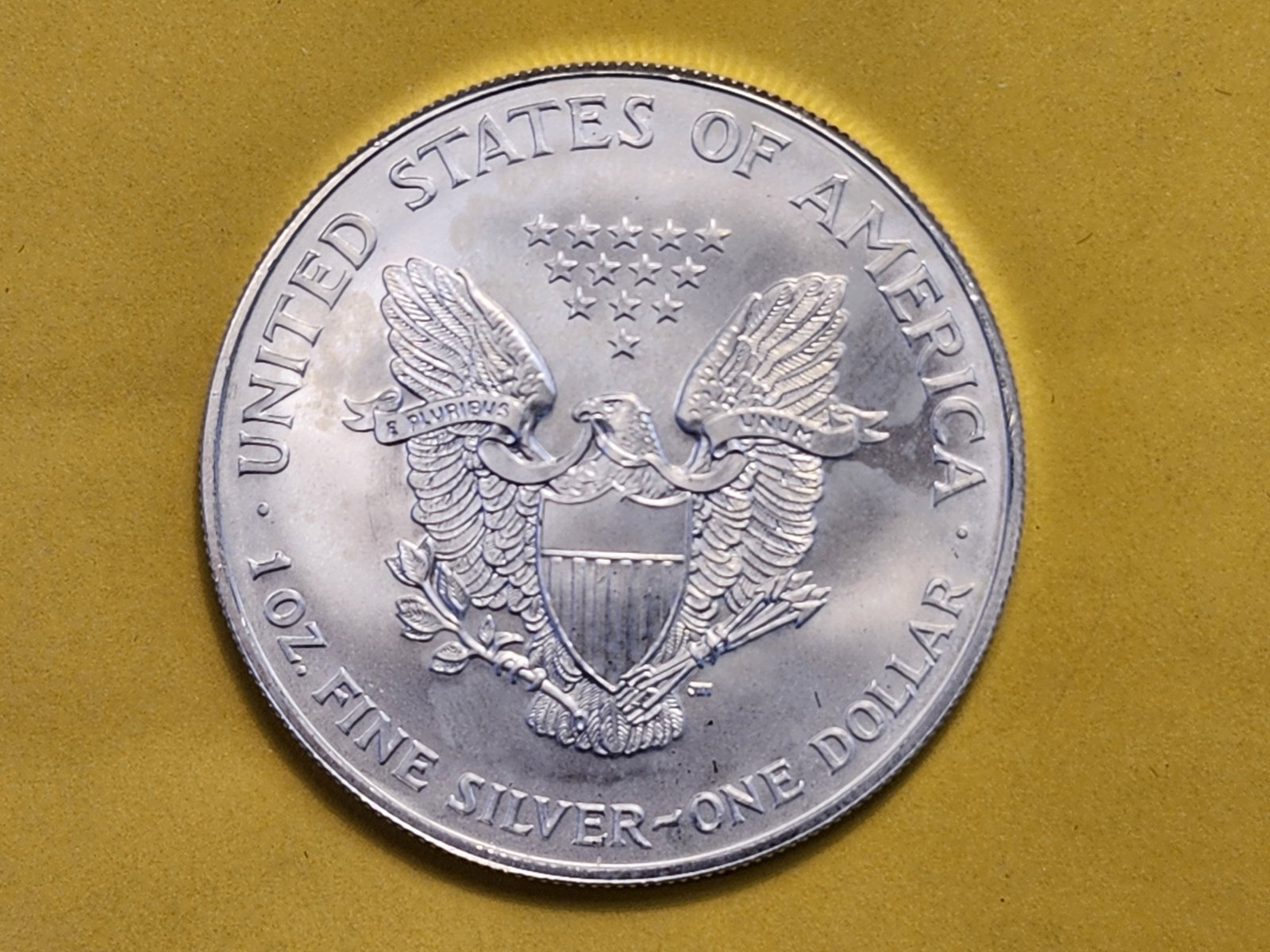 And last but not least, a 1999 Brilliant Uncirculated Colorized ASE - 4