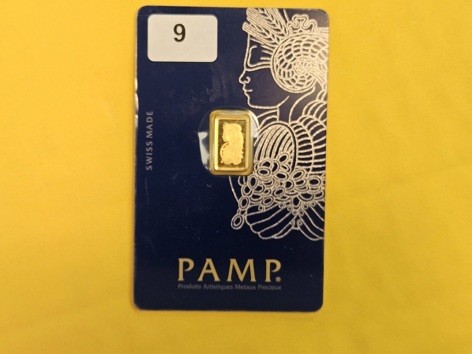 GOLD! PAMP SUISSE One Gram .9999 Fine gold bar - 2