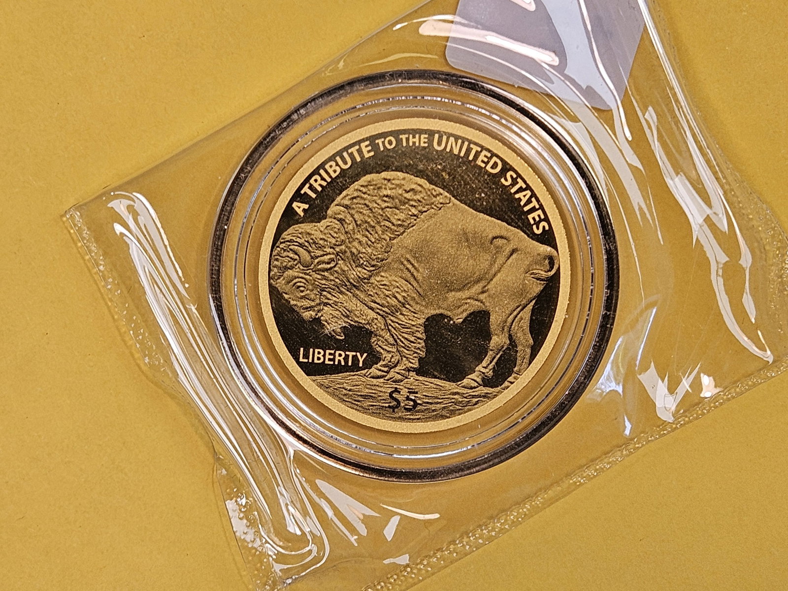 GOLD! GEM Proof Deep Cameo 2019 Cook Islands Five Dollars - 2