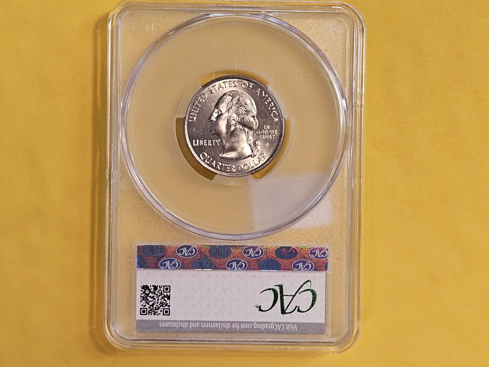 Sample Slab! CACG 2003-D Washington Quarter - 3