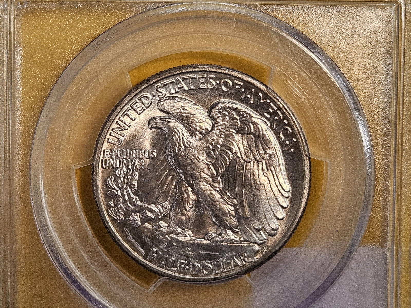 GEM! PCGS 1943 Walking Liberty Half Dollar in Mint State 66 - 4