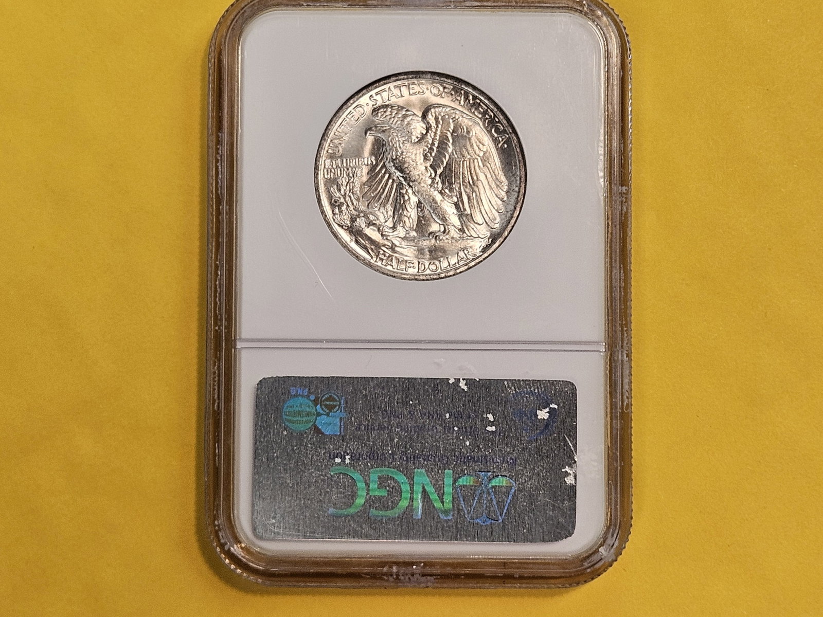 NGC 1945-S Walking Liberty Half Dollar in Mint State 64 - 3