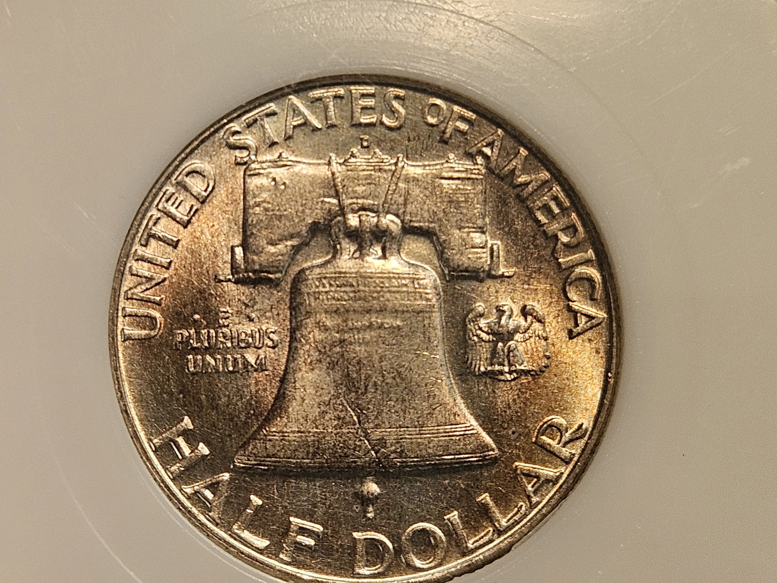 PCI 1961-D Franklin silver Half Dollar in Mint State 60 - 7
