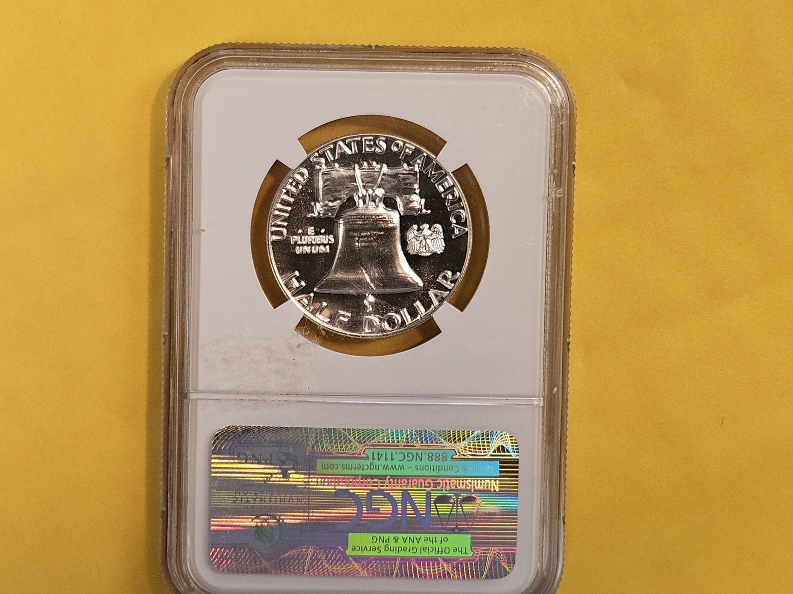 Superb GEM! NGC 1963 Franklin silver Half Dollar in Proof 67 - 3