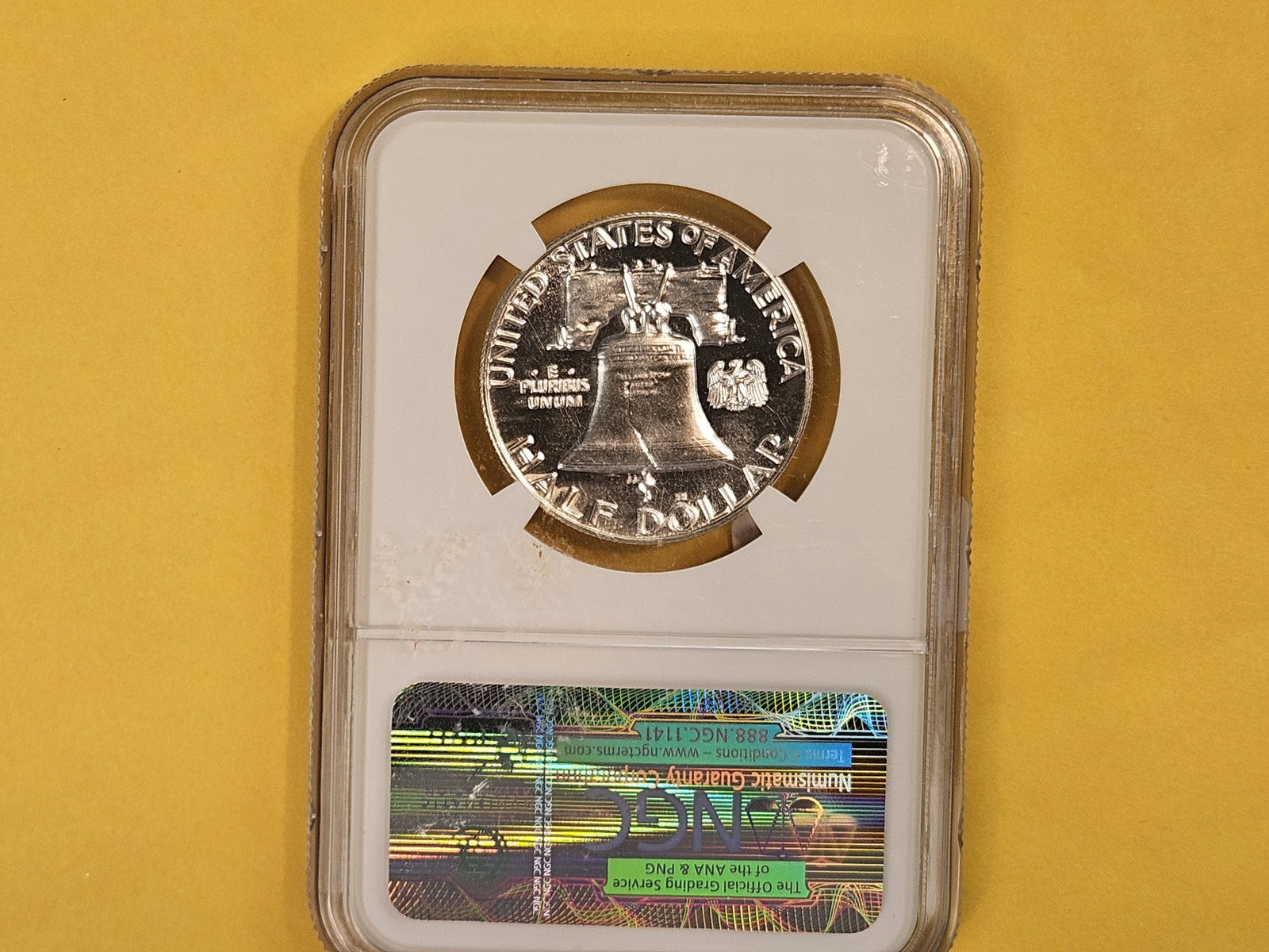 Superb GEM! NGC 1963 Franklin silver Half Dollar in Proof 67 - 3