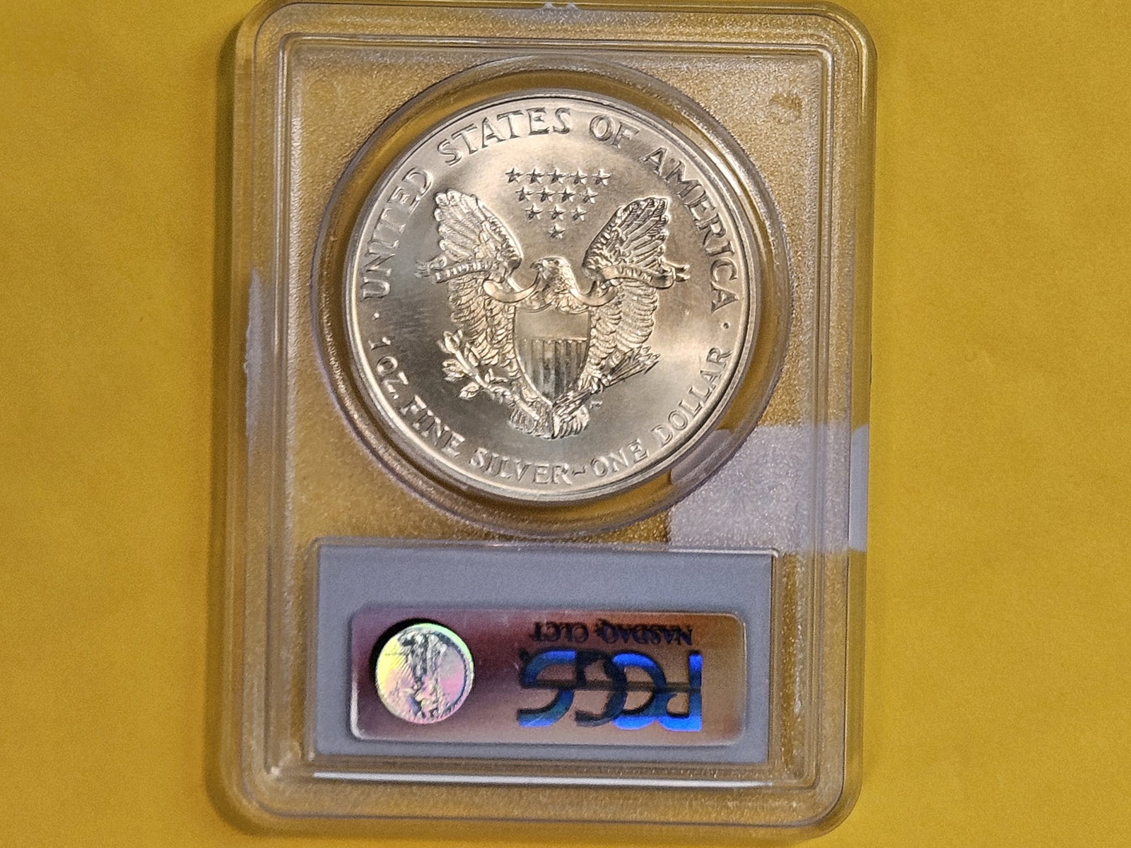 PCGS 1996 American Silver Eagle in Mint State 68 - 2