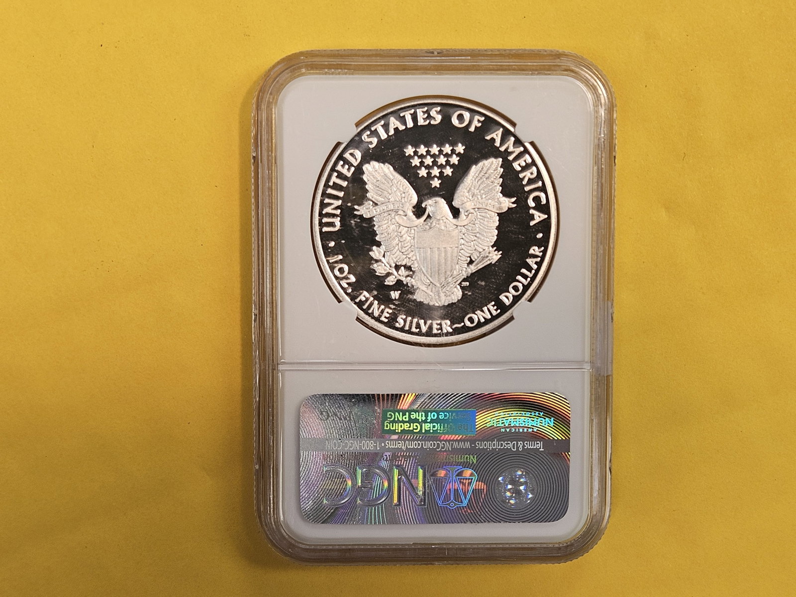 PERFECT! NGC 2016-W American Silver Eagle in Proof 70 Ultra Cameo - 2