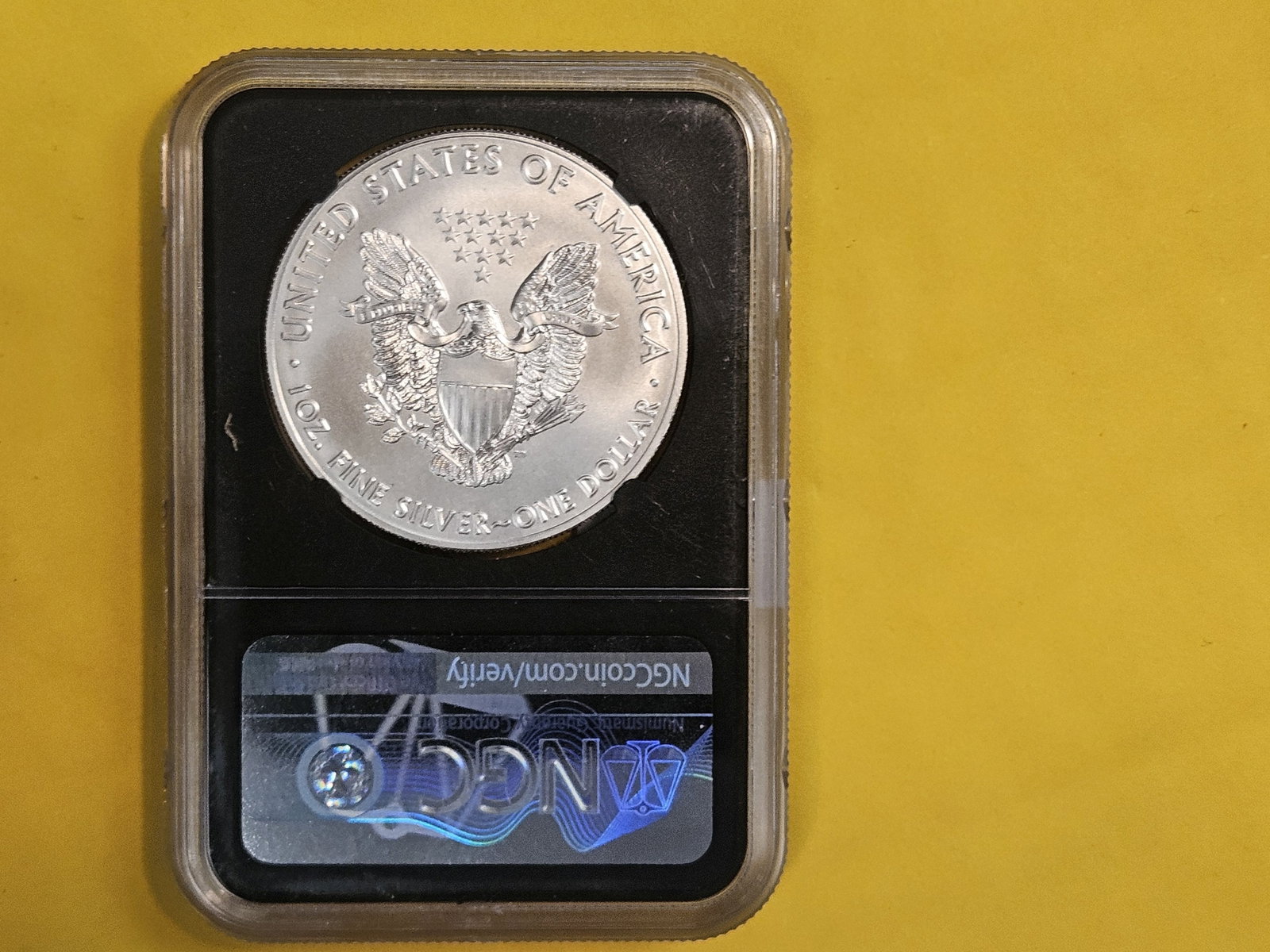PERFECT! NGC 2019 American Silver Eagle in Mint State 70 - 2