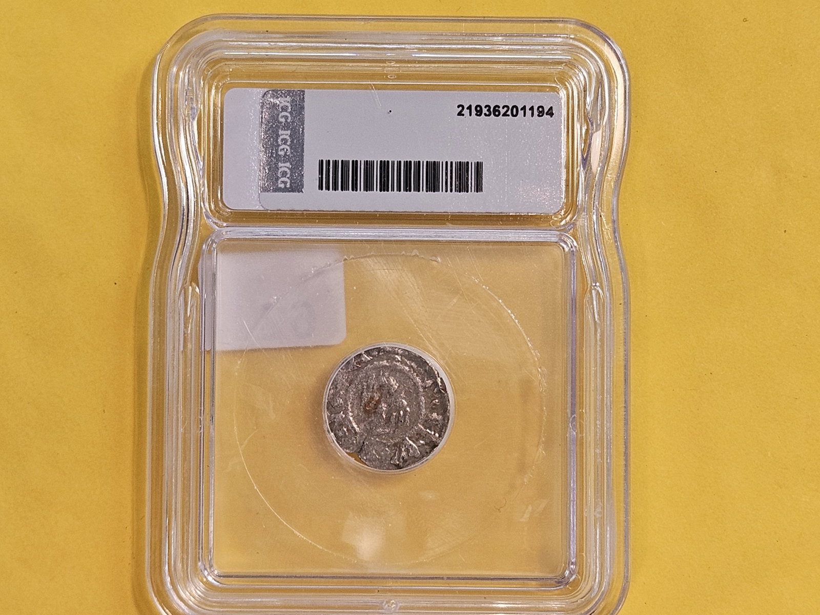 ICG c. 1100 - 1300 Silver AR Denier - 3
