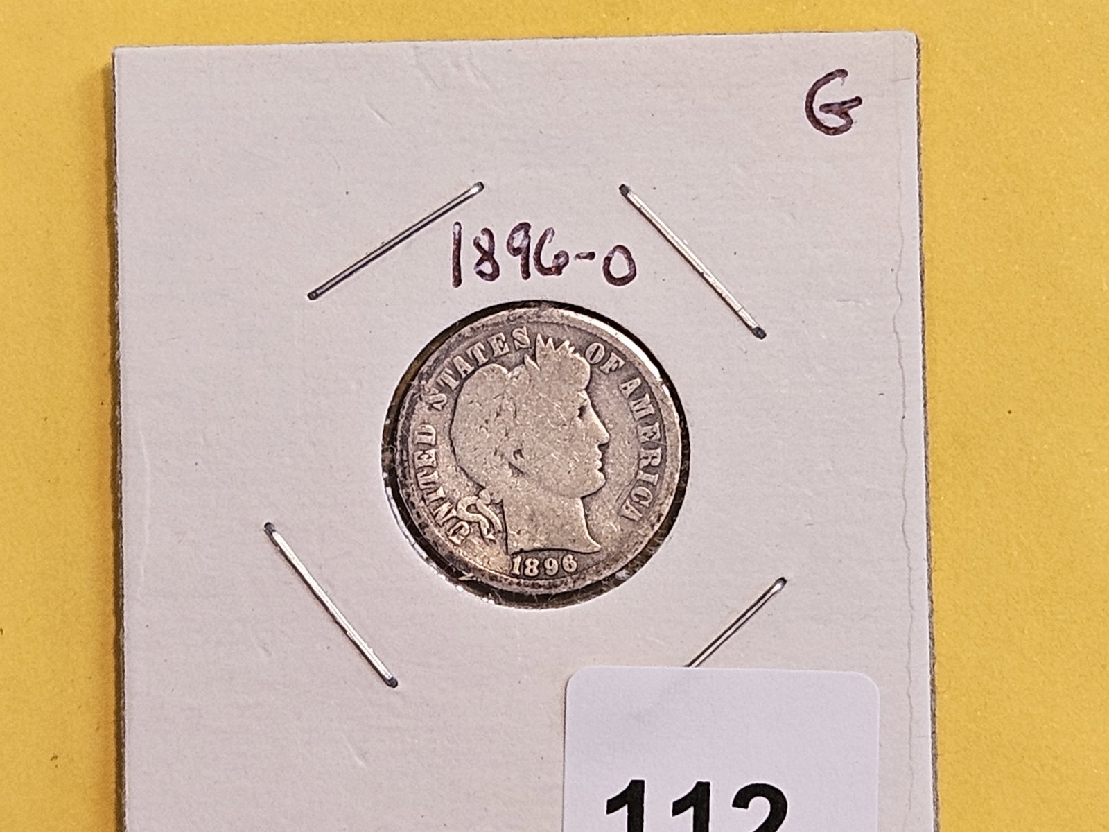 * Semi-key 1896-O Barber Dime - 2