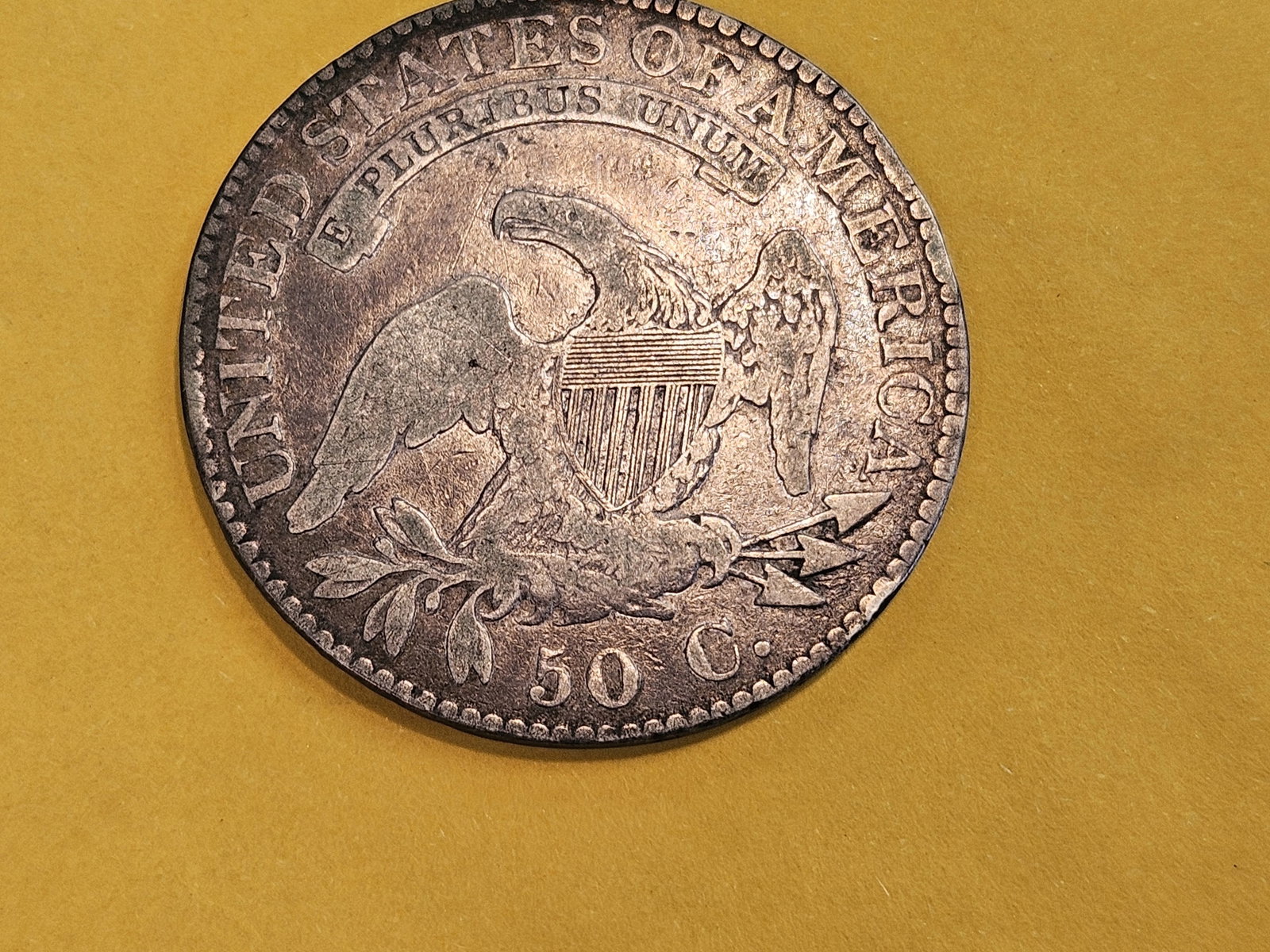 1823 Capped Bust Half Dollar in Very Good plus - 4