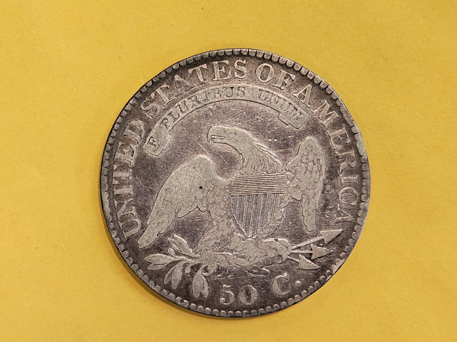 1823 Capped Bust Half Dollar in Very Good plus - 5