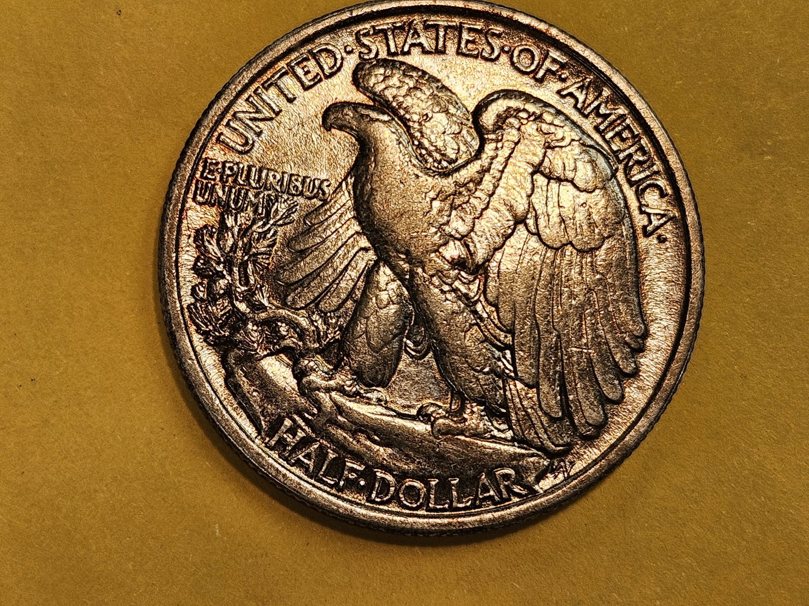 1936 Walking Liberty Half Dollar in About Uncirculated - details - 4