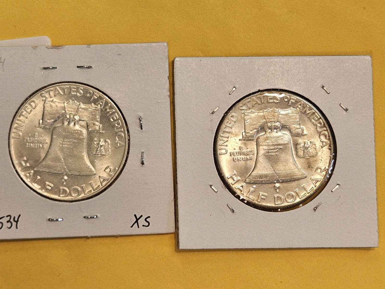 Two Brilliant Uncirculated Plus Franklin silver Half Dollars - 3